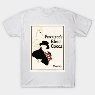 ROWNTREE'S ELECT COCOA Drink Advertisement 1896 by The Beggarstaffs T-Shirt